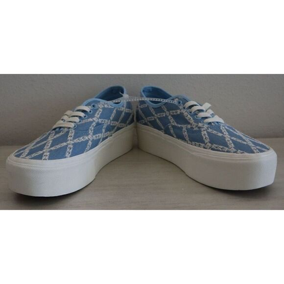Vans Unisex Men's Sz 9.5 Women's 11 Blue Denim Mix Authentic Stackform Sneakers - Picture 7 of 8